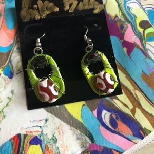 Upcycled Recycled Bottle Pop Top Earrings